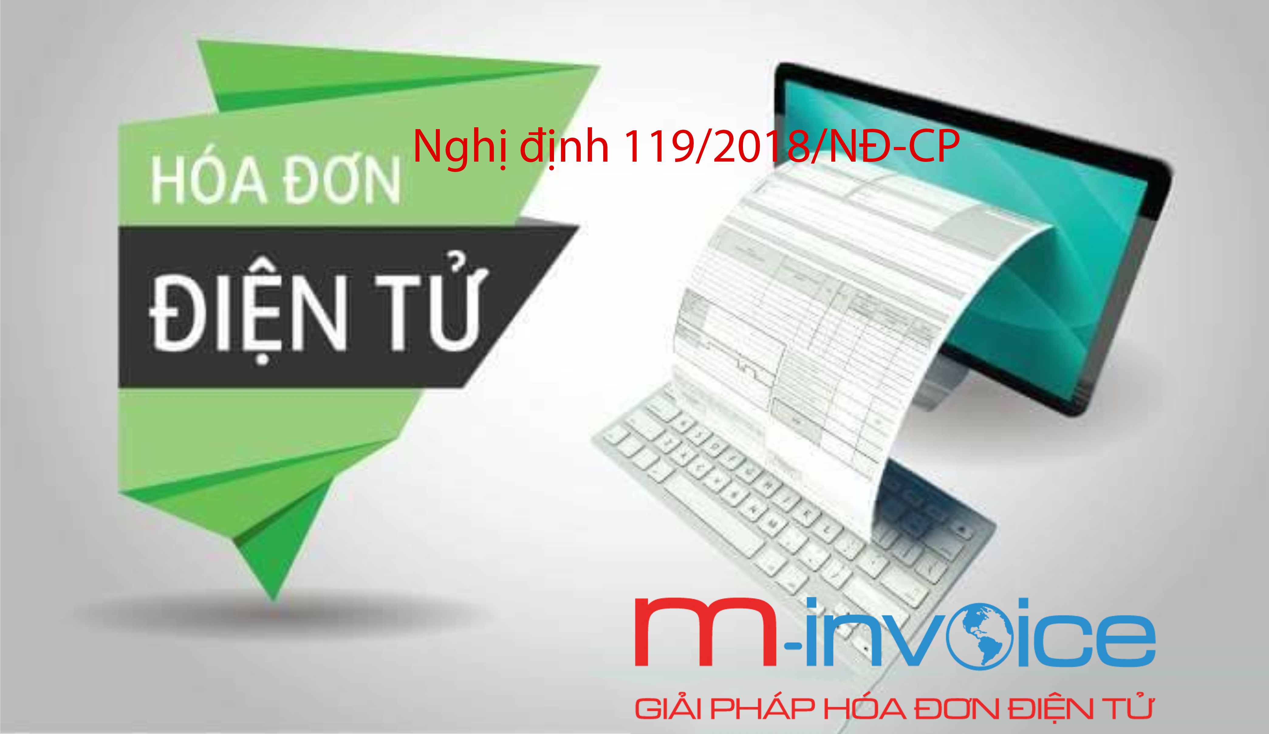 Nghị định 119/2018/NĐ-CP về Hóa đơn điện tử